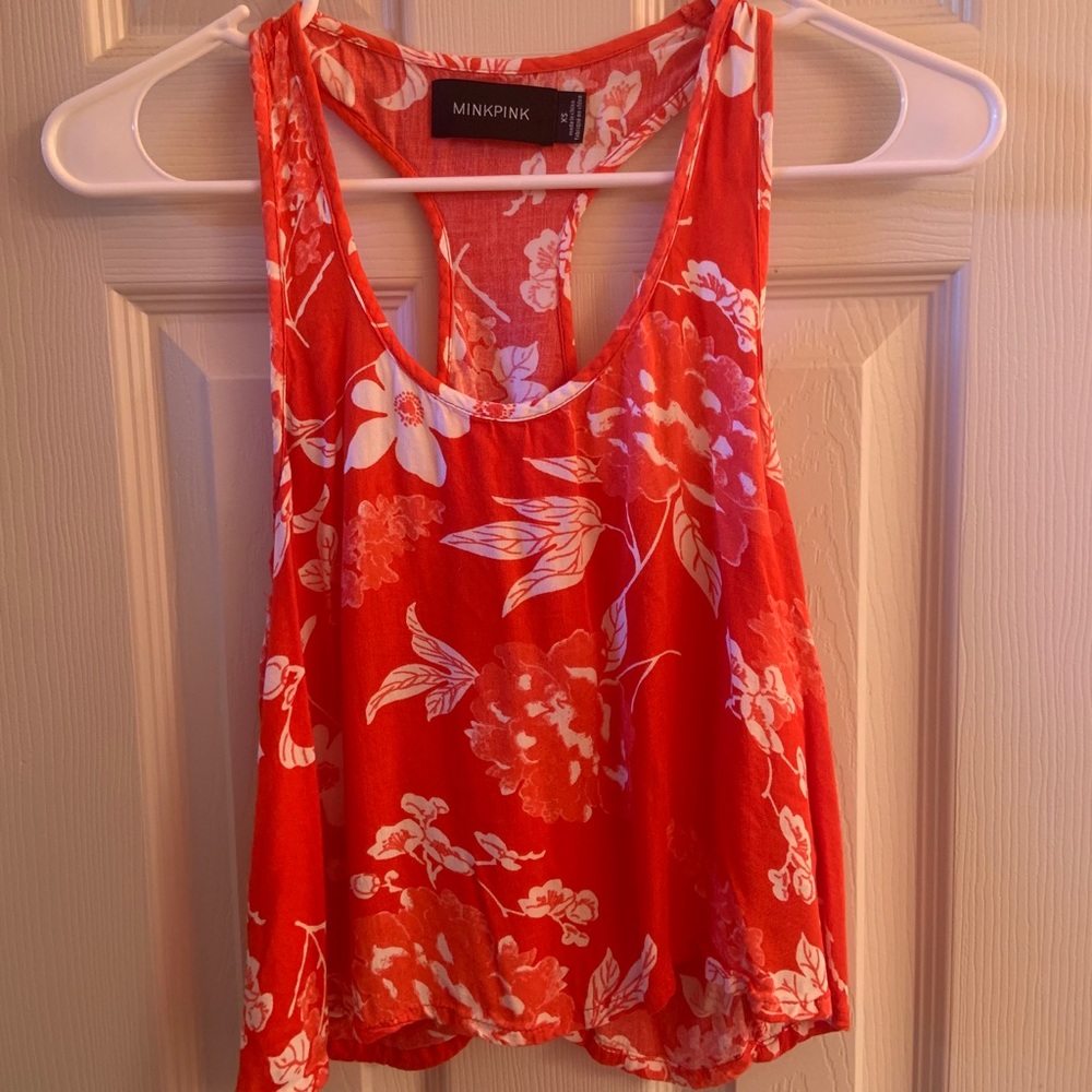 MinkPink Floral Tank